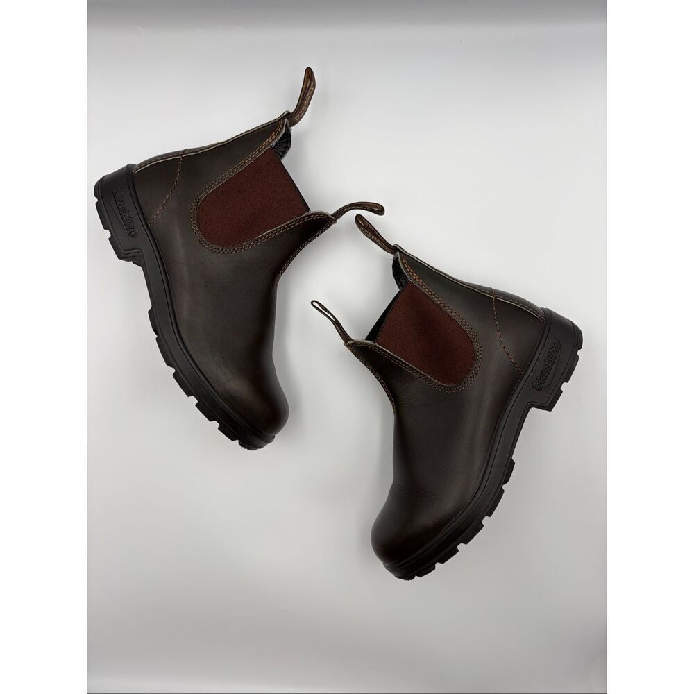 BLUNDSTONE Women’s Originals #500 Chelsea Boot in Stout Brown Size 4.5/US 7.5 - Picture 12 of 13